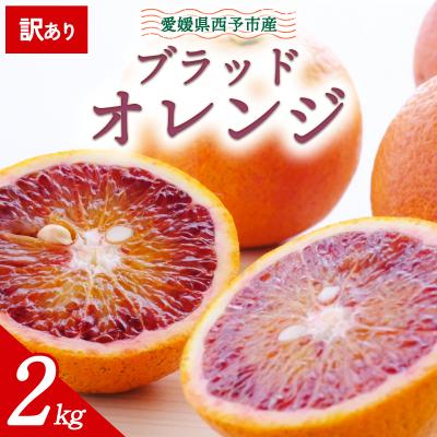 ふるさと納税 西予市 [先行受付]<訳あり 愛媛県産 ブラッドオレンジ 約2kg>ミヤモトオレンジガーデン えひめ