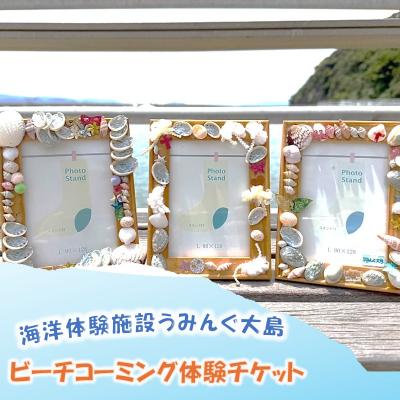 ふるさと納税 宗像市 海洋体験施設うみんぐ大島 ビーチコーミング体験1名様分[(株)むなかた大島]