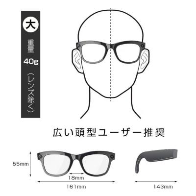 ふるさと納税 名古屋市 【大】スマートグラス カメラ付き Bluetooth6.1 ワイヤレスオーディオグラス AIメガネ | 