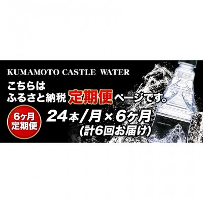 ふるさと納税 _南阿蘇村 [6か月定期便]KUMAMOTO CASTLE WATER 24本[お申込み月の翌月から出荷開始]