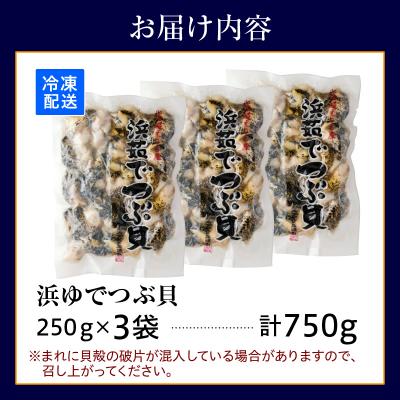 ふるさと納税 えりも町 浜茹でつぶ貝750g【er001-132】 |  | 03