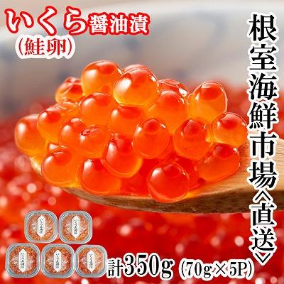 ふるさと納税 根室市 ＜計350g＞いくら醤油漬(鮭卵)70g×5P B-11010 | 