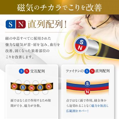 ふるさと納税 京都市 【ファイテン】RAKUWA磁気チタンネックレス Vタイプ(管理医療機器)ブラック<45cm> |  | 01