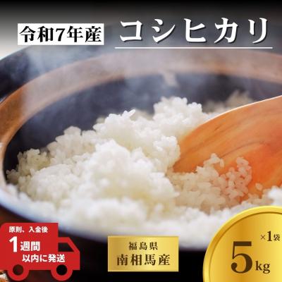 ふるさと納税 南相馬市 [コシヒカリ] 令和7年産 福島県産 白米 5kg × 1袋 | 星忠雄商店 cv001-aa