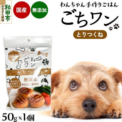 ふるさと納税 秋田市 わんちゃん手づくりごはん「ごちワン」とりつくね(レトルト) |15_pco-02a101