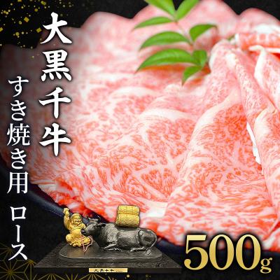 ふるさと納税 加西市 大黒千牛 すき焼き用 ロース 500g 黒毛和牛 すき焼き 和牛[No5698-2818]