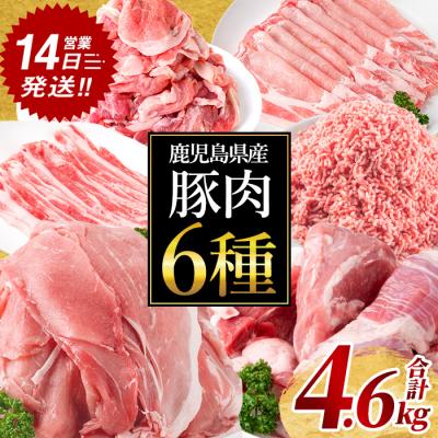 ふるさと納税 曽於市 鹿児島県産 豚肉6種セット (合計4.6kg)