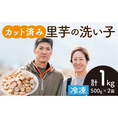 ふるさと納税 大野市 [先行予約]皮むきいらず、煮っ転がしに最適!上庄の里芋の洗い子 1kg[カット冷凍]