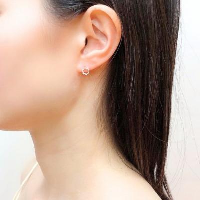 ふるさと納税 京都市 【KAORU】ミニ ミモザ ピアス / シルバー|京都 アクセサリー ブランド 人気ジュエリー |  | 02