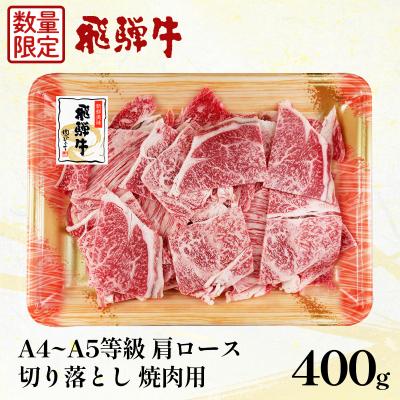 ふるさと納税 東白川村 [数量限定]飛騨牛 肩ロース 切り落とし 焼肉用 400g BBQ 肉のひぐち