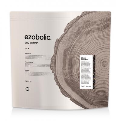 ふるさと納税 下関市 [黒ごま風味] ソイプロテイン 3kg EZOBOLIC LG301-soyF