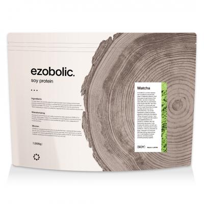 ふるさと納税 下関市 [抹茶風味] ソイプロテイン 1kg EZOBOLIC プロテイン LG101-soyB