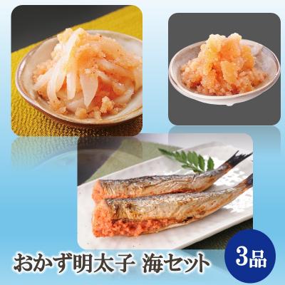 ふるさと納税 宗像市 おかず明太子 海セット[海千]
