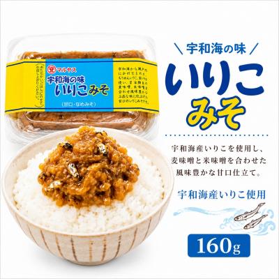 ふるさと納税 愛南町 いりこみそ160g 4パック 愛媛県 愛南町 マルヤス味噌