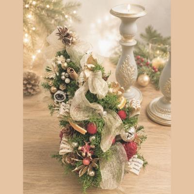 ふるさと納税 小牧市 クリスマスツリーとクリスマスリース セット(レッド) [133O19-01] |  | 02
