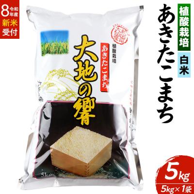 ふるさと納税 大仙市 [R8年産]米 植酸栽培 あきたこまち「大地の響」5kg[白米]|22_aks-210501s