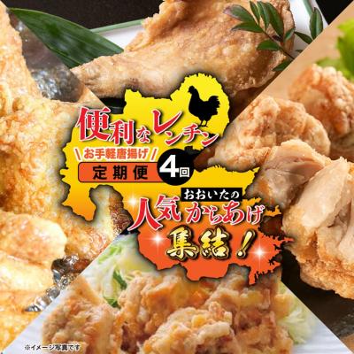 ふるさと納税 国東市 おおいたの人気からあげ集結!便利なレンチンお手軽唐揚げ定期便_2677R-11