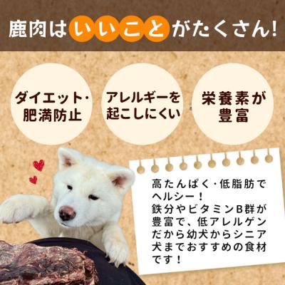 ふるさと納税 設楽町 天然素材100% 国産 鹿 あばら小 40g 犬 猫 ペットフード ペット おやつ 骨 |  | 02