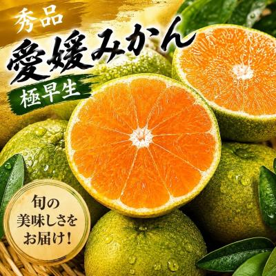 ふるさと納税 愛南町 先行予約 秀品 愛媛みかん( 温州 極早生 みかん ) 5kg 9000円 渚のみかん園