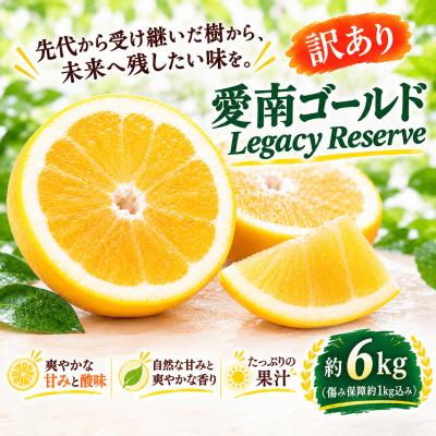 ふるさと納税 愛南町 [先行受付] 訳あり 愛南ゴールド 合計約6kg 河内晩柑 エニシトラス