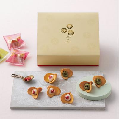 ふるさと納税 京都市 紙袋付き[KINEEL]ルフル 16個入(バニラ8個・抹茶8個)