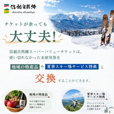 ふるさと納税 飯山市 早割共通リフトクーポン券「 信越自然郷スーパーバリューチケット 2026-2027 」 |  | 03