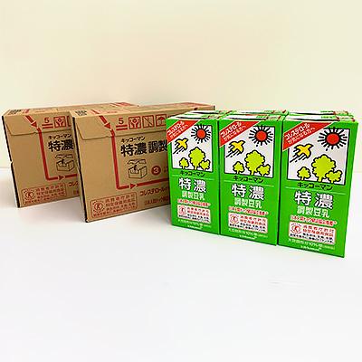 ふるさと納税 瑞穂市 【毎月定期便】キッコーマンの特濃調製豆乳1000ml×18本 全3回の画像
