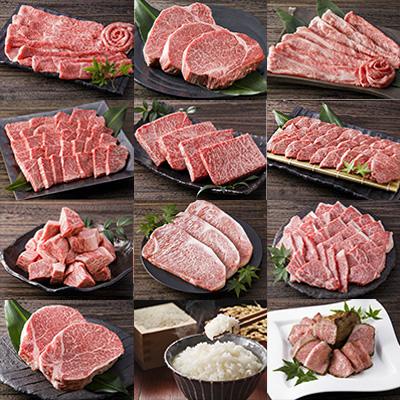 ふるさと納税 伊万里市 [毎月定期便]プレミアム伊万里牛 佐賀県産夢しずく棚田白米9kg 全12回