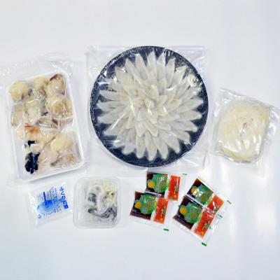 ふるさと納税 岡垣町 【毎月定期便】とらふぐフルコース【刺身菊盛・ちり鍋】〆はマルゴめん　豪華2人前全6回_3