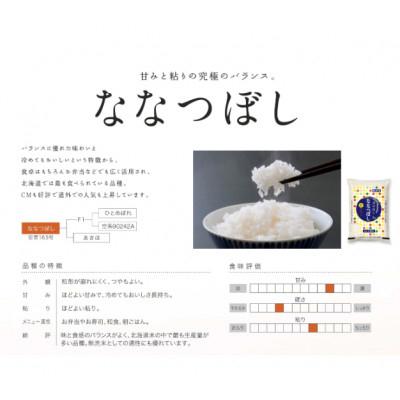ふるさと納税 月形町 【発送月固定定期便】10月より順次発送　特Aランク　北海道月形町ななつぼし無洗米6kg 全6回_3