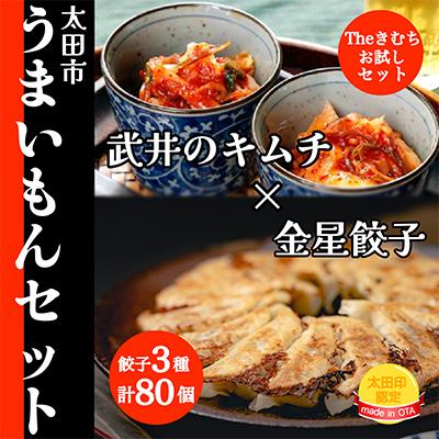 ふるさと納税 太田市 [太田市うまいもんセット]武井のキムチ×金星餃子[複数個口で配送]