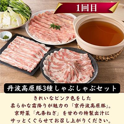ふるさと納税 京都府 【毎月定期便】京の味わい鍋セット 2人前〜4人前 × 全3回 京都で人気の鍋セットを3ヶ月お届け |  | 01