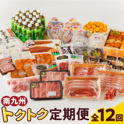 ふるさと納税 _南九州市 [発送月固定定期便]南九州トクトク定期便全12回