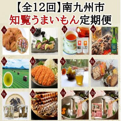 ふるさと納税 _南九州市 [発送月固定定期便]南九州市知覧うまいもん定期便全12回