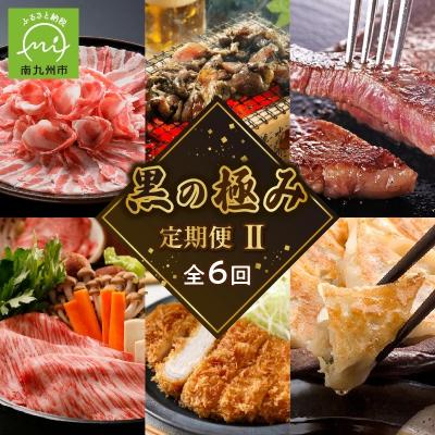 ふるさと納税 南九州市 [発送月固定定期便]黒の極定期便2全6回