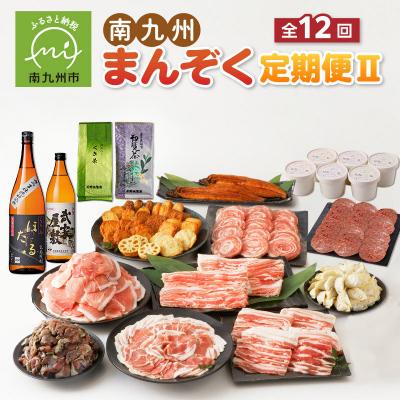 ふるさと納税 _南九州市 [発送月固定定期便]南九州まんぞく定期便2全12回