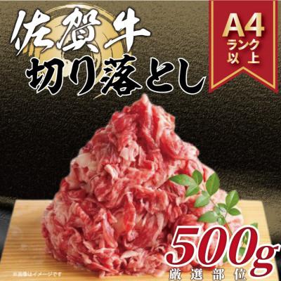 ふるさと納税 吉野ヶ里町 [毎月定期便]艶さし![A4〜A5]佐賀牛切り落とし 500g(吉野ヶ里町)全3回