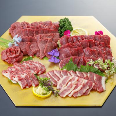 ふるさと納税 錦町 [毎月定期便]3種の馬刺し 300g[赤身・フタエゴ・サガリ各100g](錦町)全3回