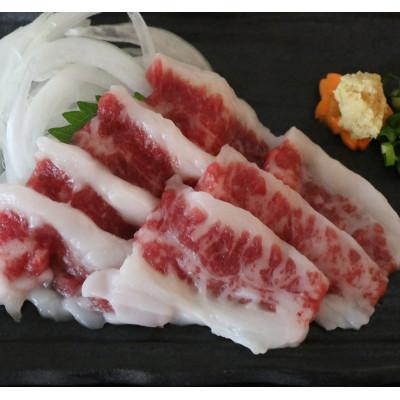 ふるさと納税 水俣市 [毎月定期便]霜降り馬刺しスライス200g(水俣市)全3回