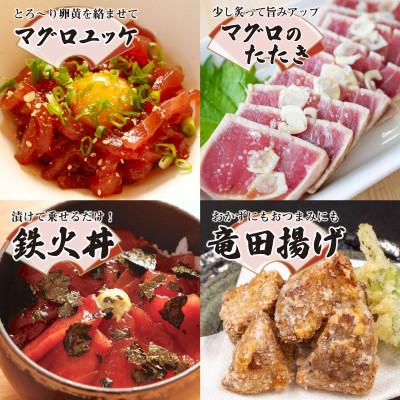 ふるさと納税 須崎市 【毎月定期便】『魚の町』高知県須崎市からキハダ鮪1kgとネギトロ1kgを交互にお届けします全6回の画像
