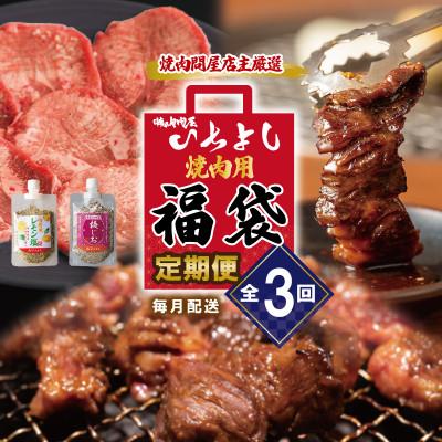 ふるさと納税 泉佐野市 [毎月定期便]人気焼肉セット 焼肉問屋いちよし 店主厳選 全3回