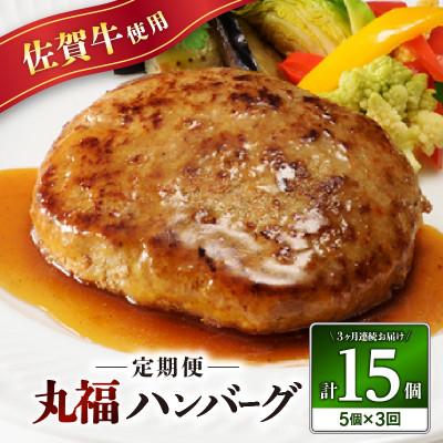 ふるさと納税 玄海町 [毎月定期便][佐賀牛]ハンバーグ 140g×5個(オリジナル特製ソース付)玄海町[Z086]全3回