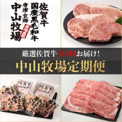 ふるさと納税 玄海町 [毎月定期便]中山牧場定期便[Z009]全3回