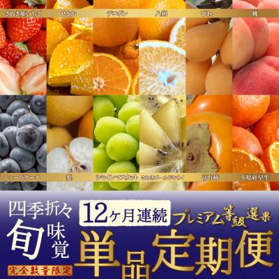 ふるさと納税 高松市 [発送月固定定期便]≪完全数量限定≫旬を見極めこの一品!プレミアム等級選果の単品定期便!全12回