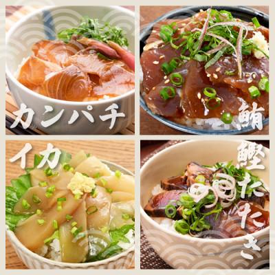 ふるさと納税 土佐市 【毎月定期便】土佐の海鮮漬け丼の素(7種×各1P)セット全3回 |  | 02