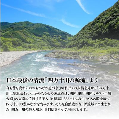 ふるさと納税 芸西村 【毎月定期便】四万十の純天然水 (2L×6本)×2ケース【t136sks】全12回の画像
