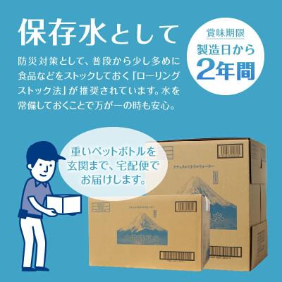 ふるさと納税 甲州市 【毎月定期便】ミネラルウォーター 大菩薩明水 [2L×12本(2箱)]全3回の画像
