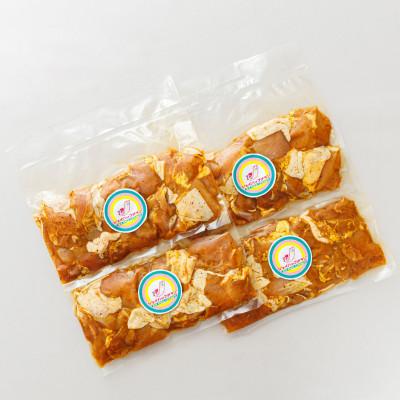 ふるさと納税 釧路町 【毎月定期便】スパイシーチキン カレー味 250g×4パック 計1kg 国産鶏肉使用全6回_3