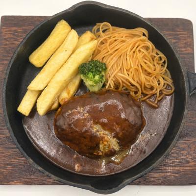 ふるさと納税 小野町 【毎月定期便】まちの洋食屋さんのハンバーグ10個入り【3ヶ月】全3回_2