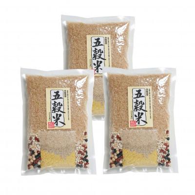 ふるさと納税 君津市 【毎月定期便】【世界が認めた雑穀】 本家本元!五穀米 420g×3袋全3回_3